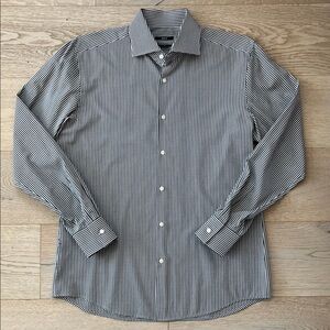 Hugo Boss Monochrome Check Dress Shirt
